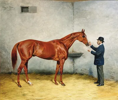 Bon Marché with Aristides Baltazzi (1853–1914) by Юлий фон Блаас, 1853–1914 — digital art print download
