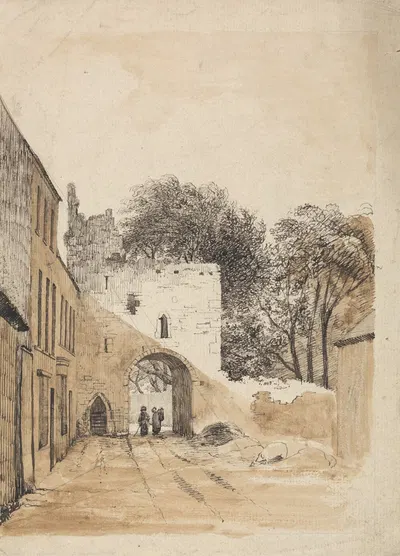 Ruined Gateway at Kilmallock by Thomas Crofton Croker — digital art print download