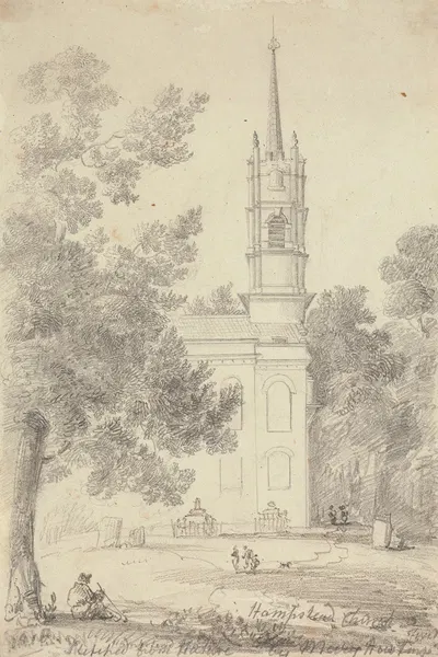 At Hampstead by Томас Хастингс, 1818 — digital art print download