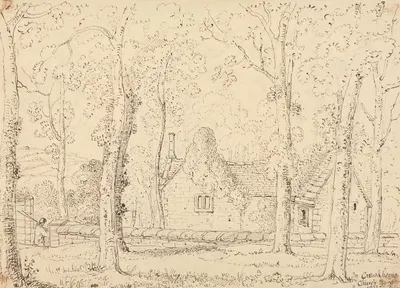 In Crewkerne Church Yard, June 1833 by Томас Хастингс, 1833 — digital art print download