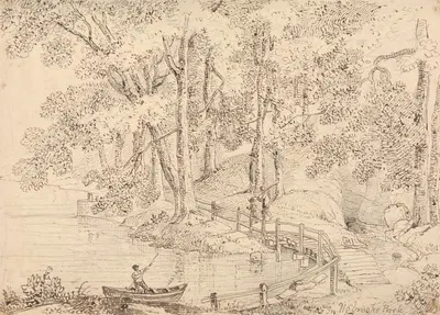 In Ugbrooke Park, May 1833 by Томас Хастингс, 1833 — digital art print download