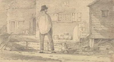 On Hastings Beach, August 1821 by Томас Хастингс, 1821 — digital art print download