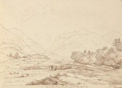 River Laune from the High Road from Killarney & Aghadoe, 6 September 1841 by Томас Хастингс, 1841 — digital art print…