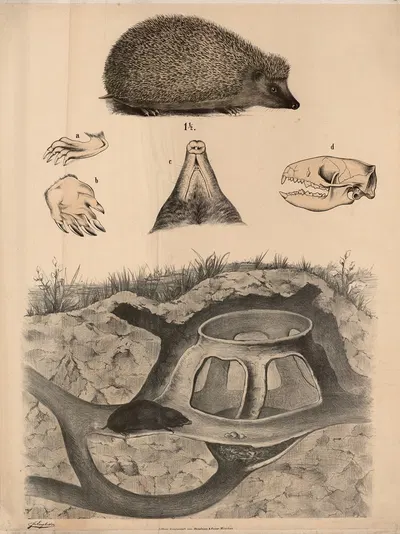 Mole by Franz Engleder, 1860 — digital art print download