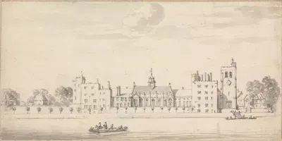 Lambeth Palace from Across the River by Thomas Preist — digital art print download