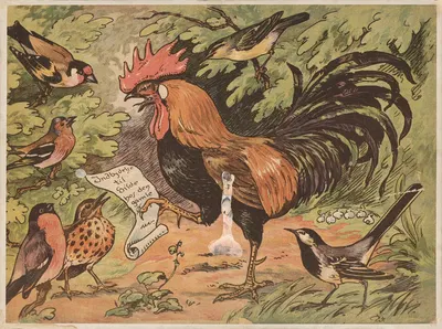 At byde gæster mange, den hane skulle gå … by Пуль Кристиан Йоргенсен, 1920 — digital art print download