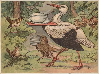 Og storken skulle være skaffer… by Пуль Кристиан Йоргенсен, 1920 — digital art print download
