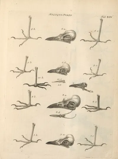 Stemmata avivm (Bird Genealogy) Pl.15 by Якоб Теодор Кляйн, 1759 — digital art print download