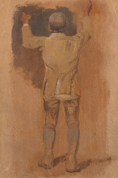 Study of a Groom, Seen from Behind by Уильям Хавелл — digital art print download