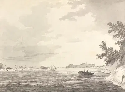 Оригинальные рисунки для Choix de Vues de L'Inde и других Пл.10 by Уильям Ходжес, 1780-1788 — digital art print download