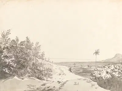 Оригинальные рисунки для Choix de Vues de L'Inde и других, пл. 12 by Уильям Ходжес, 1780-1788 — digital art print download
