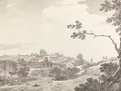 Оригинальные рисунки для Choix de Vues de L'Inde и других, пл. 23 by Уильям Ходжес, 1780-1788 — digital art print download