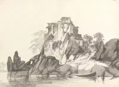 Оригинальные рисунки для Choix de Vues de L'Inde и других, пл. 27 by Уильям Ходжес, 1780-1788 — digital art print download