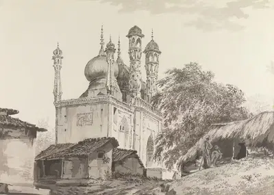 Оригинальные рисунки для Choix de Vues de L'Inde и других, пл. 33 by Уильям Ходжес, 1780-1788 — digital art print download