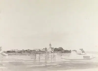 Оригинальные рисунки для Choix de Vues de L'Inde и других, пл. 46 by Уильям Ходжес, 1780-1788 — digital art print download
