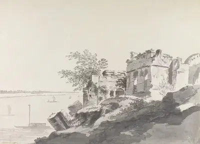 Оригинальные рисунки для Choix de Vues de L'Inde и других, пл. 49 by Уильям Ходжес, 1780-1788 — digital art print download