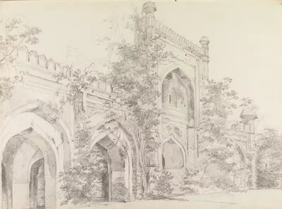 Оригинальные рисунки для Choix de Vues de L'Inde и других Пл.53 by Уильям Ходжес, 1780-1788 — digital art print download