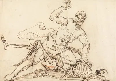 George Taylor's Epitaph: George Taylor Breaking the Ribs of Death by Уильям Хогарт — digital art print download