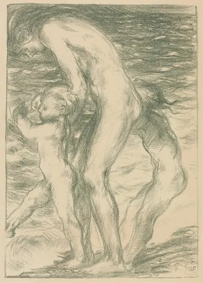 Salt Water by Чарльз Хаслвуд Шеннон, 1895 — digital art print download