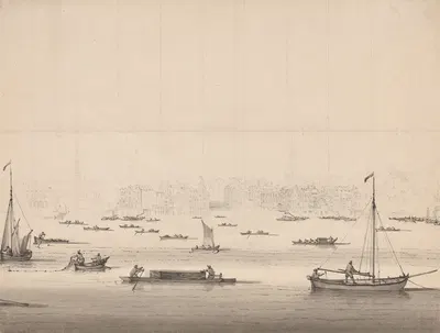 Fishing Boats by Фрэнсис Суэйн — digital art print download
