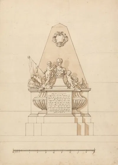 A Monument by John Michael Rysbrack — digital art print download