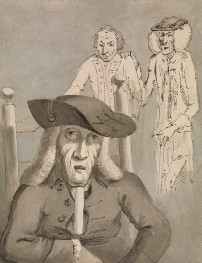 Dr. Messenger Monsey of Chelsea Hospital, 1693-1788 by Джон Томас Смит — digital art print download