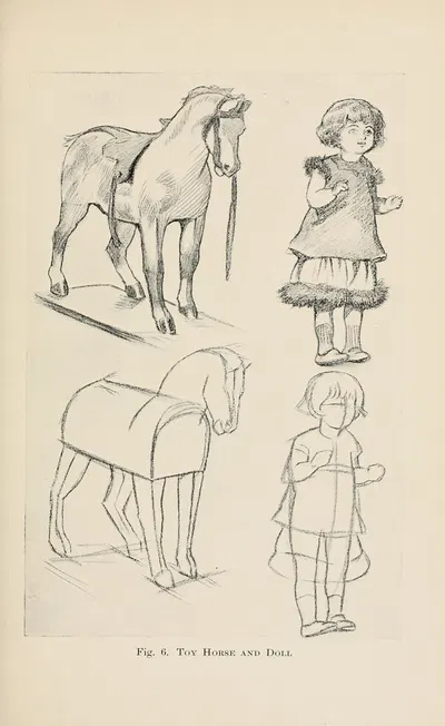 Drawing for beginners Pl.05 by Dorothy Furniss — digital art print download