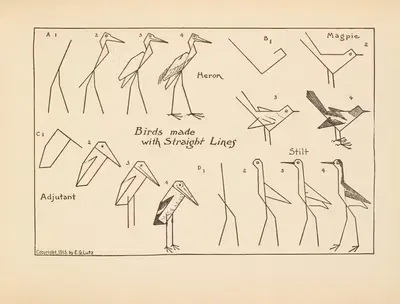 What to draw and how to draw it Pl.41 by Edwin George Lutz, 1913 — digital art print download