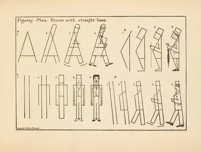 What to draw and how to draw it Pl.47 by Edwin George Lutz, 1913 — digital art print download