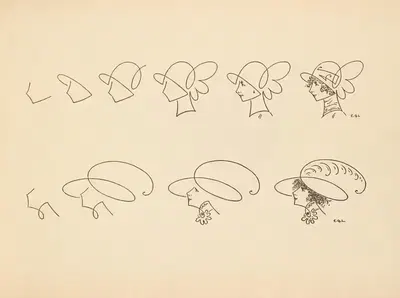 What to draw and how to draw it Pl.67 by Edwin George Lutz, 1913 — digital art print download