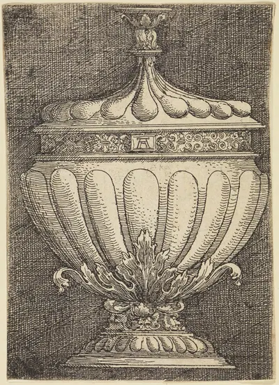 Pokal, mit eiförmigem Körper by Альбрехт Альтдорфер, 1530 — digital art print download