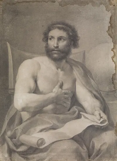 Epiktet by Антон Рафаэль Менгс, 1754-1756 — digital art print download