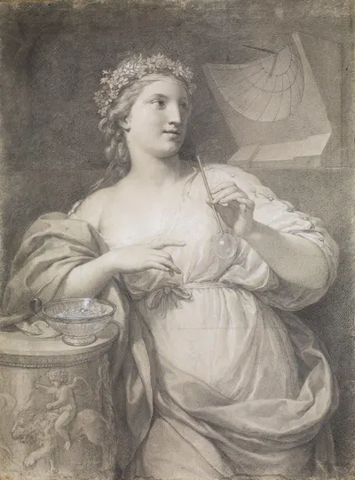 Griechische Tänzerin by Антон Рафаэль Менгс, 1754-1756 — digital art print download