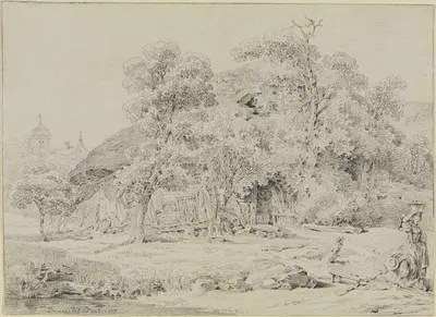 Bauernhof mit Staffage by Бальтазар Антон Дункер, 1775 — digital art print download