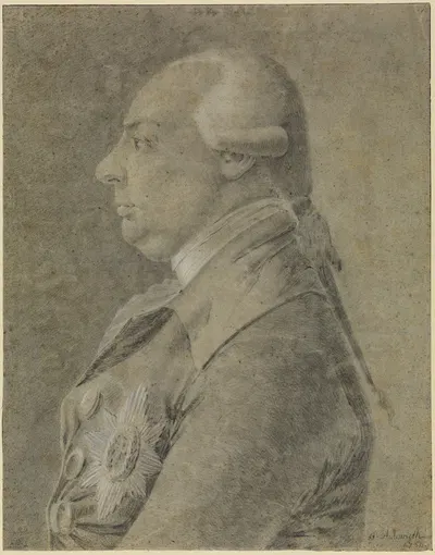 Bildnis Markgraf Carl Friedrich von Baden by Carl Friedrich Autenrieth, 1786 — digital art print download