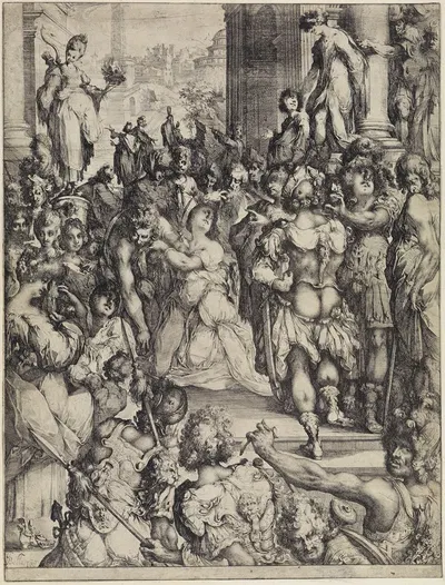 Das Martyrium der hl. Lucia by Jacques Bellange — digital art print download