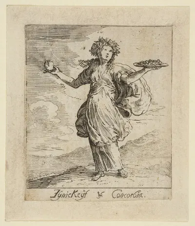 Concurdia by Johann Wilhelm Baur, 1640 — digital art print download
