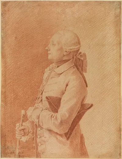 Herrenbildnis by Josef Melling, 1771 — digital art print download