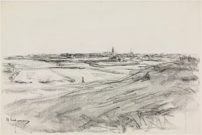 Holländische Landschaft by Макс Либерман, 1910-1913 — digital art print download