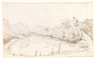 Lange Dam Fredensborg by Adam Gottlob Gjelstrup — digital art print download