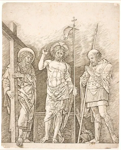 Den opstandne Kristus by Андреа Мантенья — digital art print download