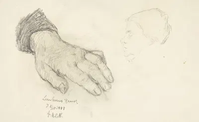 Lille Marens hånd by Anne Marie Carl Nielsen, 1938 — digital art print download