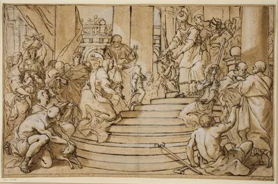 Præsentationen af Jomfru Maria i templet by Antonio Balestra — digital art print download