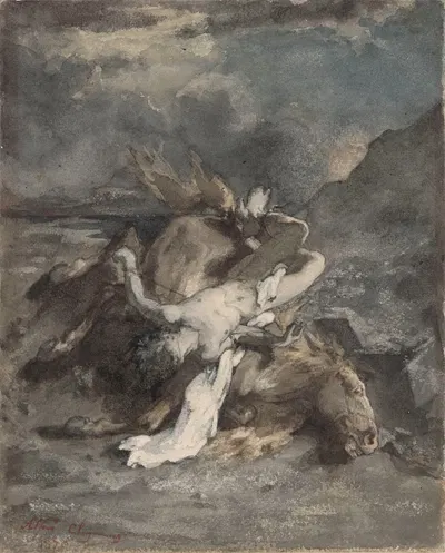 Mazeppa by Альфред Клюйзенаар, 1870 — digital art print download