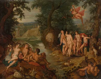 The Judgement of Paris by Иоахим Втеваль, 1614 — digital art print download
