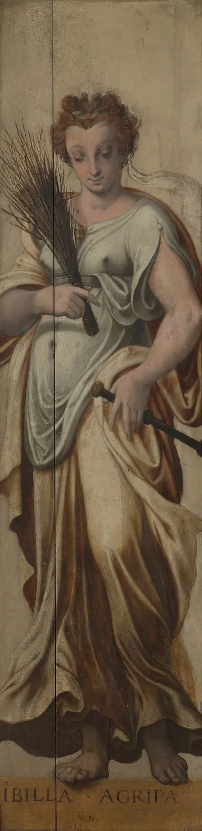 Sibyl Agrippina by Lambert Van Noort, 1565 — digital art print download