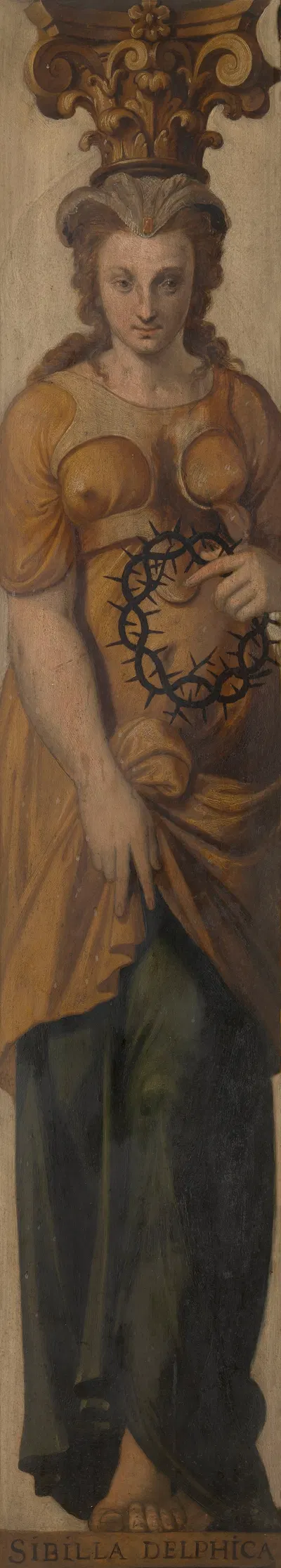 Sibyl from Delphi by Lambert Van Noort, 1565 — digital art print download