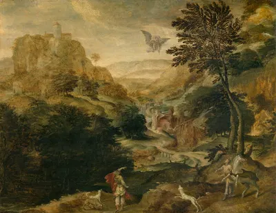 The Rape of Ganymede by Paul Bril — digital art print download