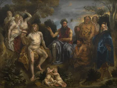 The Judgement of Midas by Follower of Jacob Jordaens — digital art print download