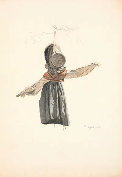 Et fugleskræmsel by Кристен Дальсгорд, 1850 — digital art print download